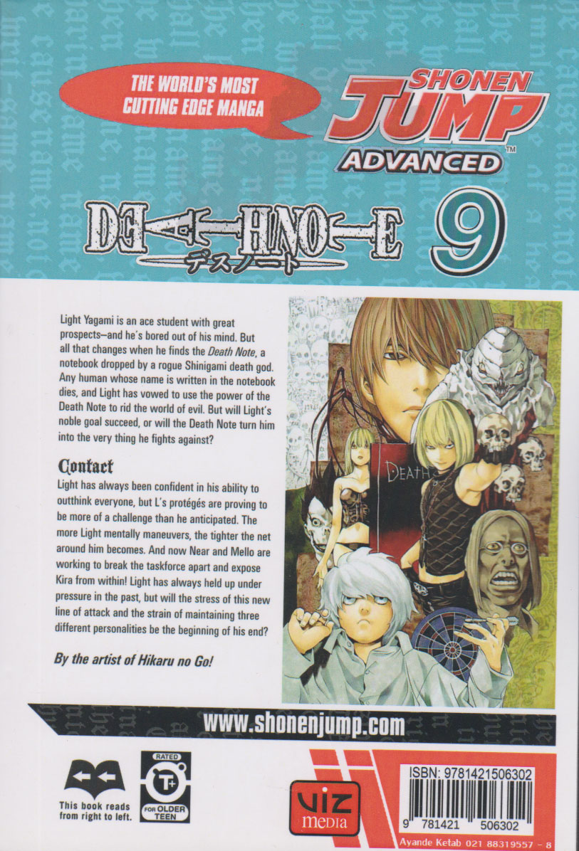 کتاب مجموعه مانگا : Death Note 9 - Contact
