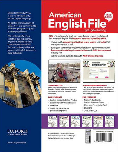 کتاب American English File 3rd 1