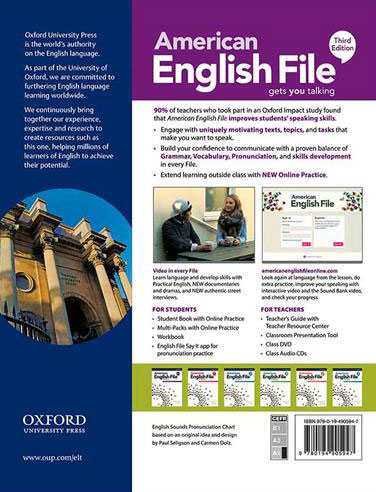 کتاب American English File 3rd Starter