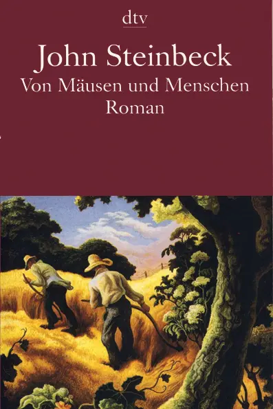  کتاب John Steinbeck Von Mäusen und Menschen Roman