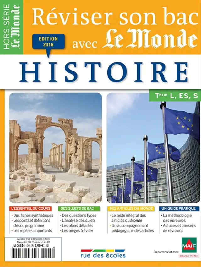  کتاب Réviser son bac avec le Monde - Histoire terminale ES L