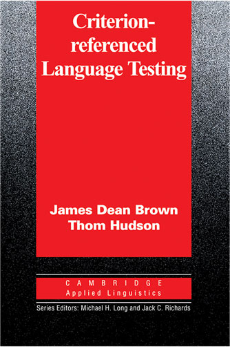  کتاب Criterion-Referenced Language Testing