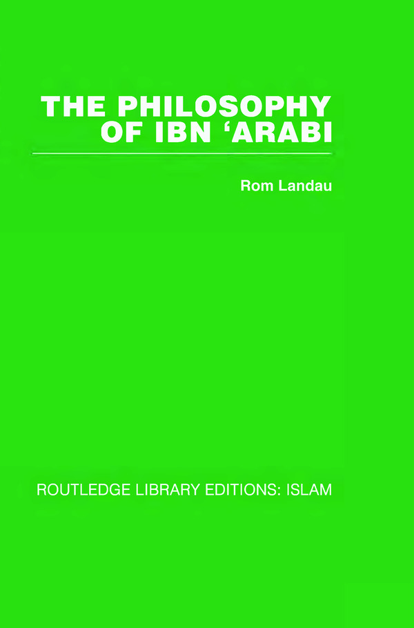  کتاب THE PHILOSOPHY OF IBN ‘ARABI