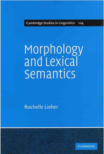  کتاب Morphology and Lexical Semantics