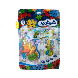 بسته اسباب بازی ساختنی شیش پر کوچولو (بسته‌ی سبز)