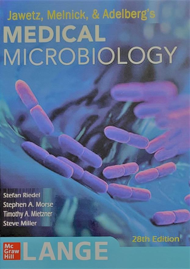 کتاب Jawetz Melnick & Adelbergs Medical Microbiology;