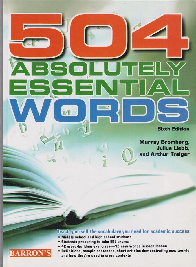 کتاب 504 Absolutely Essential Words;