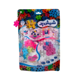 بسته اسباب بازی ساختنی شیش پر کوچولو (بسته‌ی صورتی)