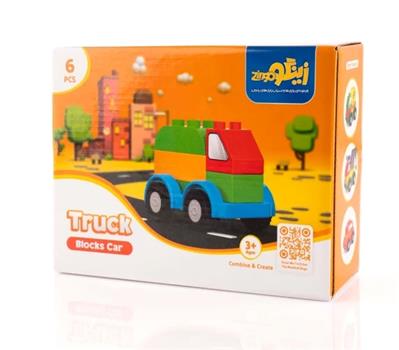 بسته اسباب بازی سازه ای کامیون