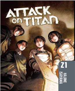 کتاب مجموعه مانگا : Attack On Titan 21;