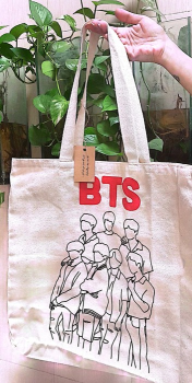 کیف پارچه‌ای 41/5*41 (BTS، کد 750)