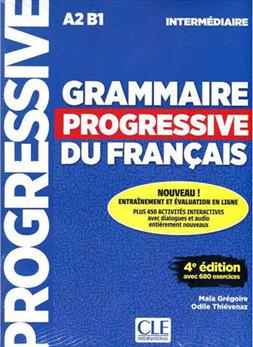 کتاب Grammaire Progressive Du Francais A2 B1 Intermediaire 4ed;