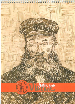 دفتر نقاشی و طراحی 40 برگ (طرح وینسنت، کد 1273)، (سیمی)