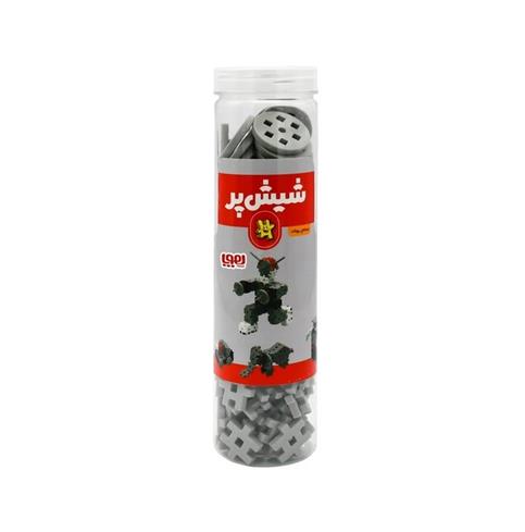 بسته اسباب بازی ساختنی شیش پر:لیبل قرمز
