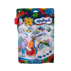 بسته اسباب بازی ساختنی شیش پر کوچولو (بسته‌ی ماشین و موتور)