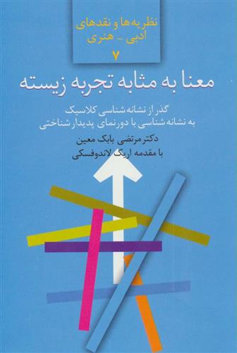 کتاب معنا به مثابه تجربه زیسته