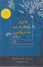 کتاب وقتی در آرامش هستید چه می توانید ببینید