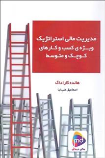 کتاب مدیریت مالی استراتژیک ویژه شرکت های کوچک و متوسط
