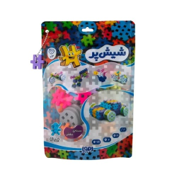 بسته اسباب بازی ساختنی شیش پر کوچولو (بسته‌ی بنفش)