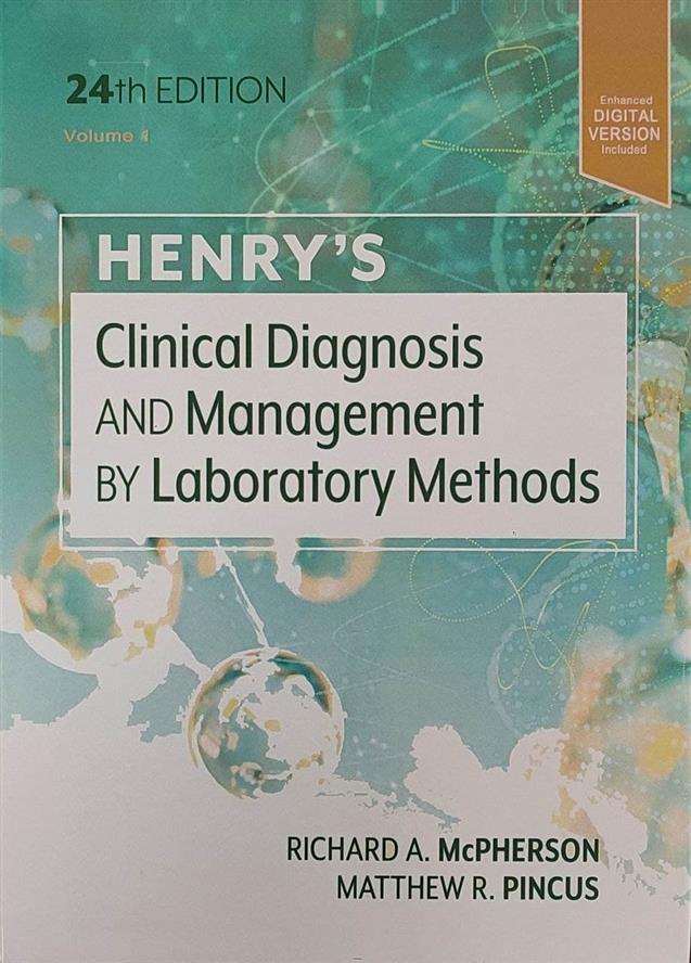 کتاب Henry's Clinical Diagnosis and Management by Laboratory Methods;