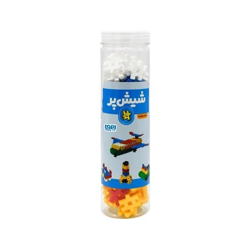 بسته اسباب بازی ساختنی شیش پر(لیبل آبی)
