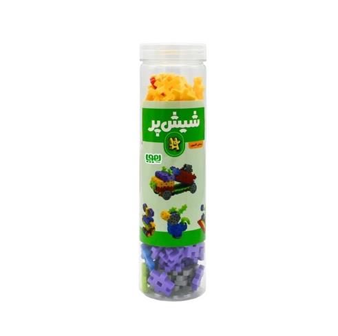 بسته اسباب بازی ساختنی شیش پر(لیبل سبز)