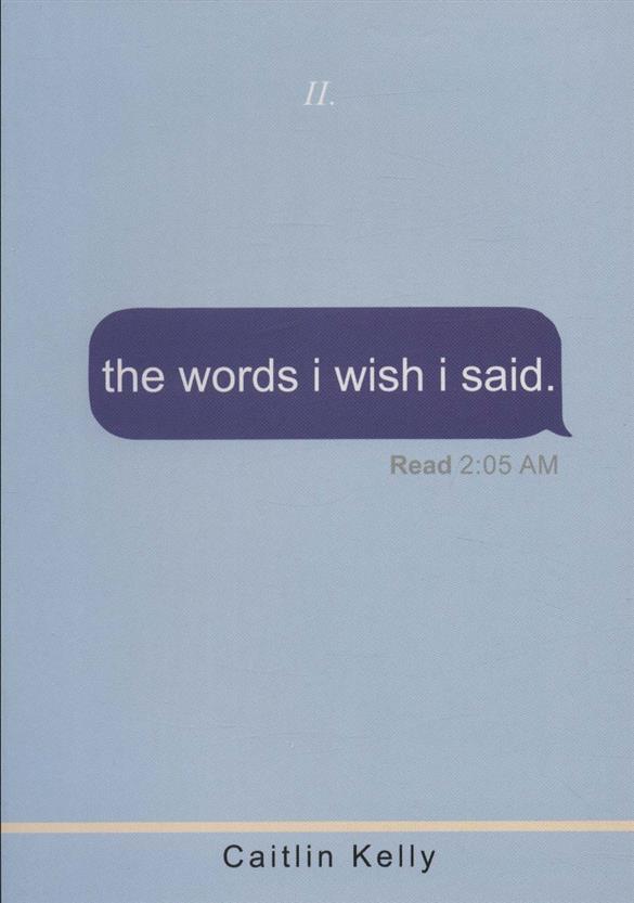کتاب The Words I Wish I Said;