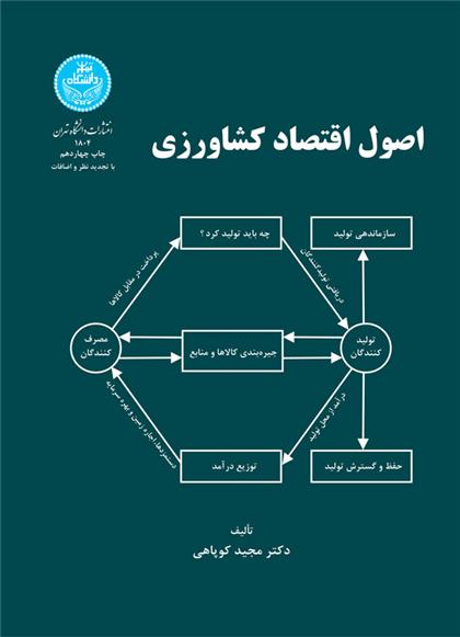 کتاب اصول اقتصاد کشاورزی