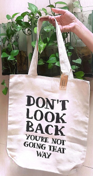 کیف پارچه‌ای 41*36 (DONT LOOK BACK، کد 750)