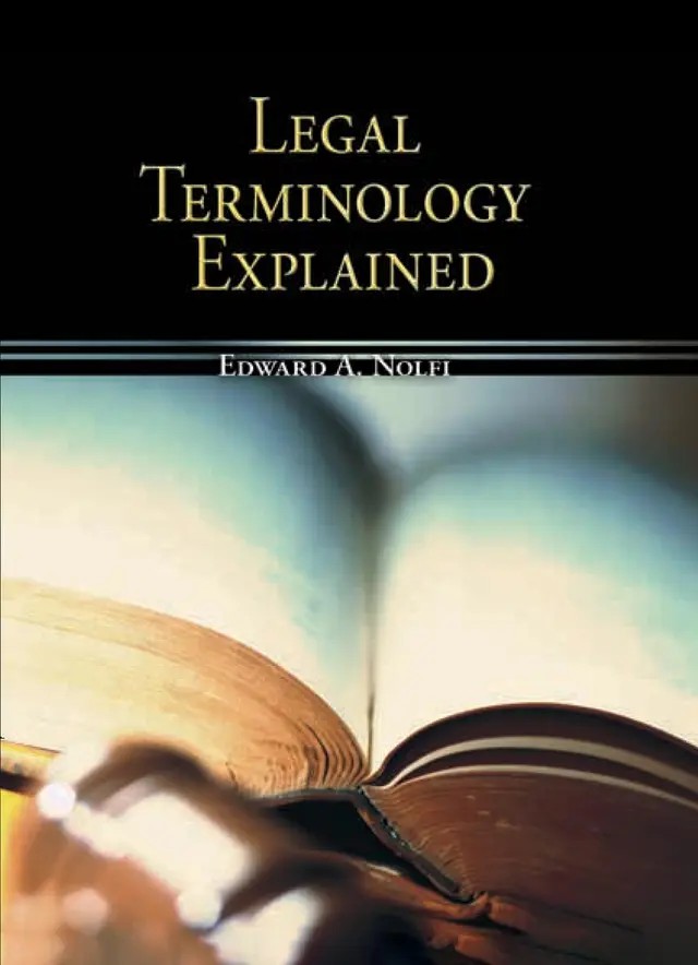  کتاب Legal Terminology Explained